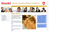 Desktop Screenshot of benedict-language-school.com